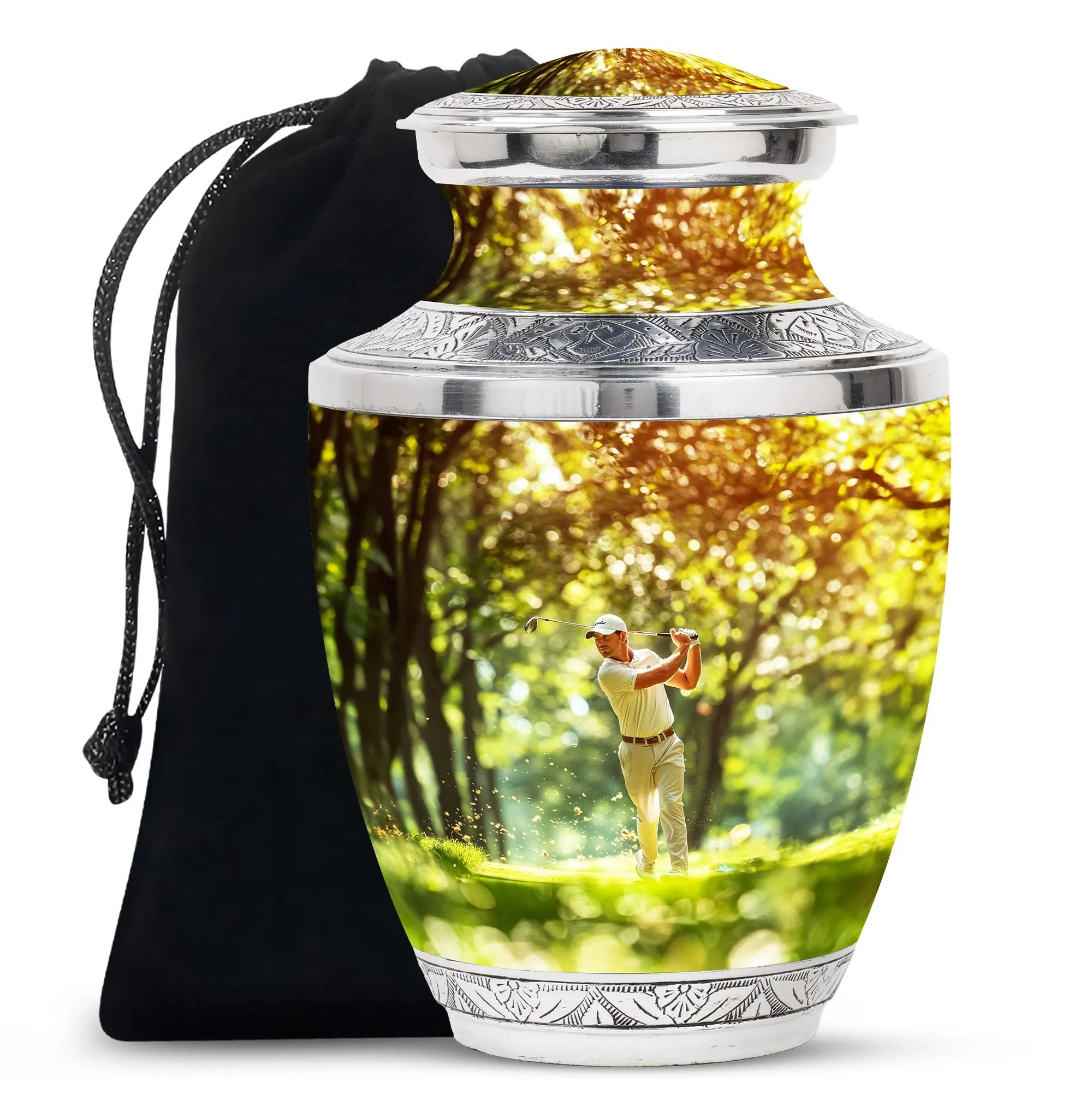 Golf Burial Urns For Adult Human Ashes Large Funeral, Ashes Urn