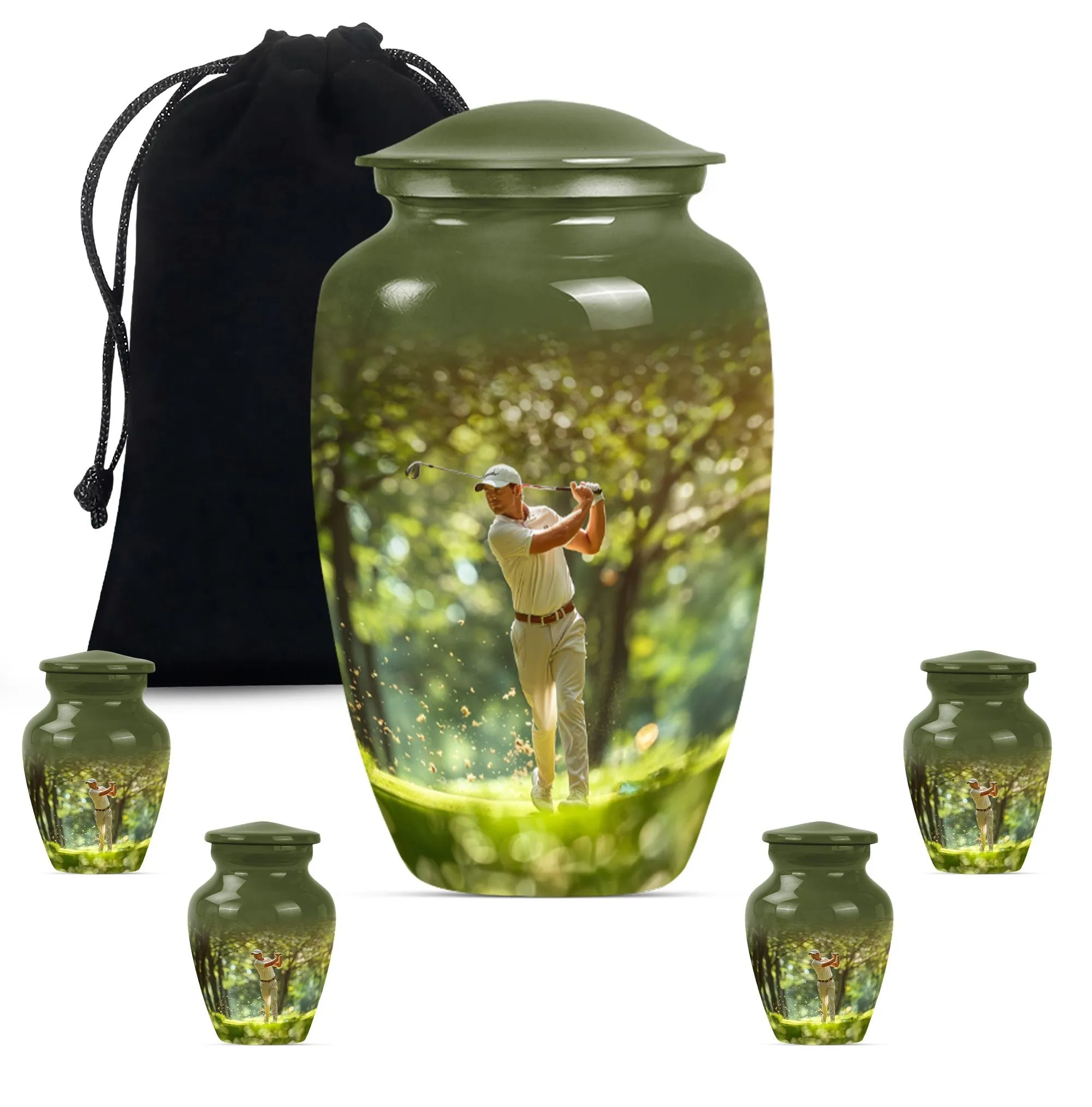 Golf Burial Urns For Adult Human Ashes Large Funeral, Ashes Urn