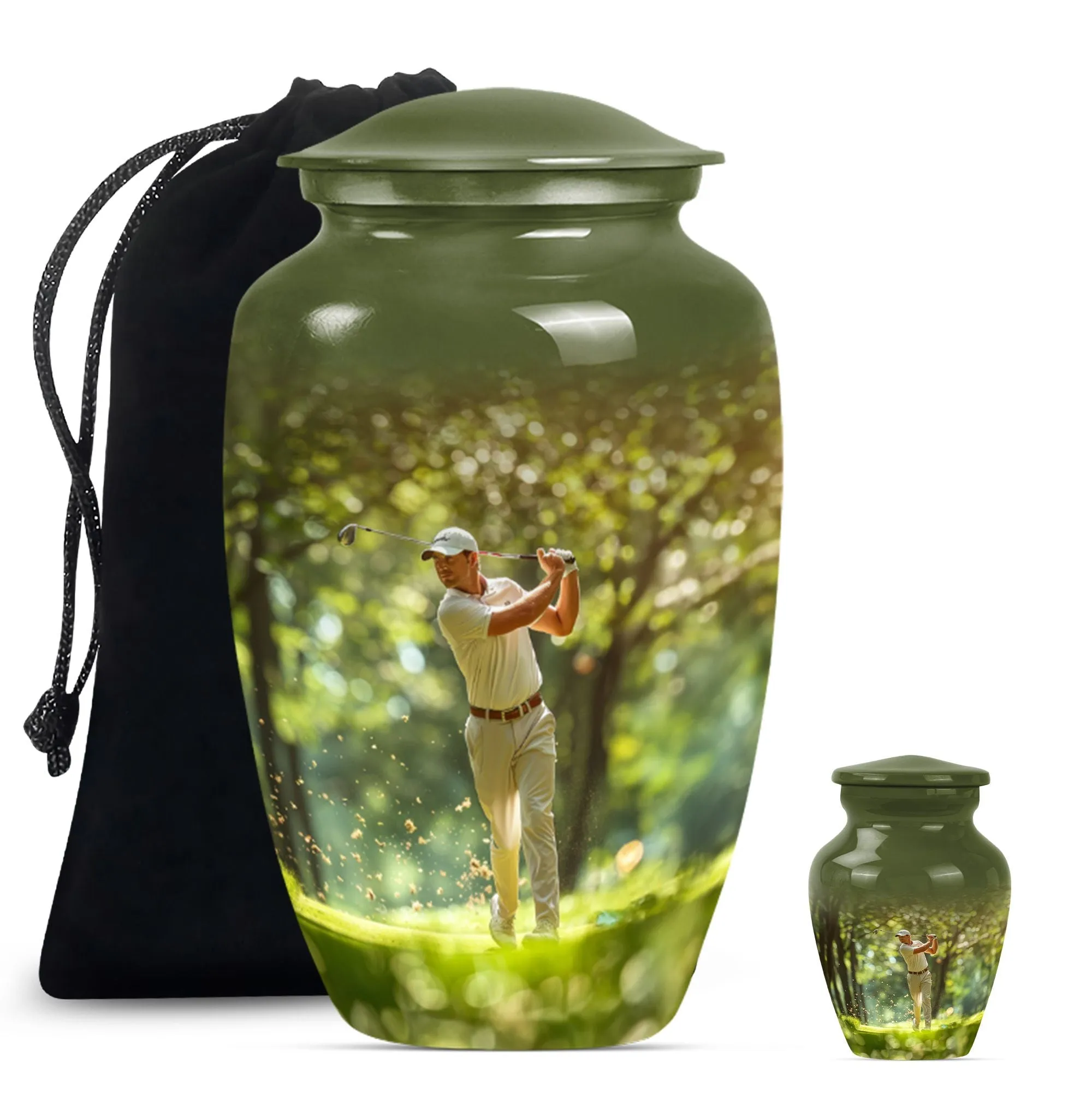 Golf Burial Urns For Adult Human Ashes Large Funeral, Ashes Urn
