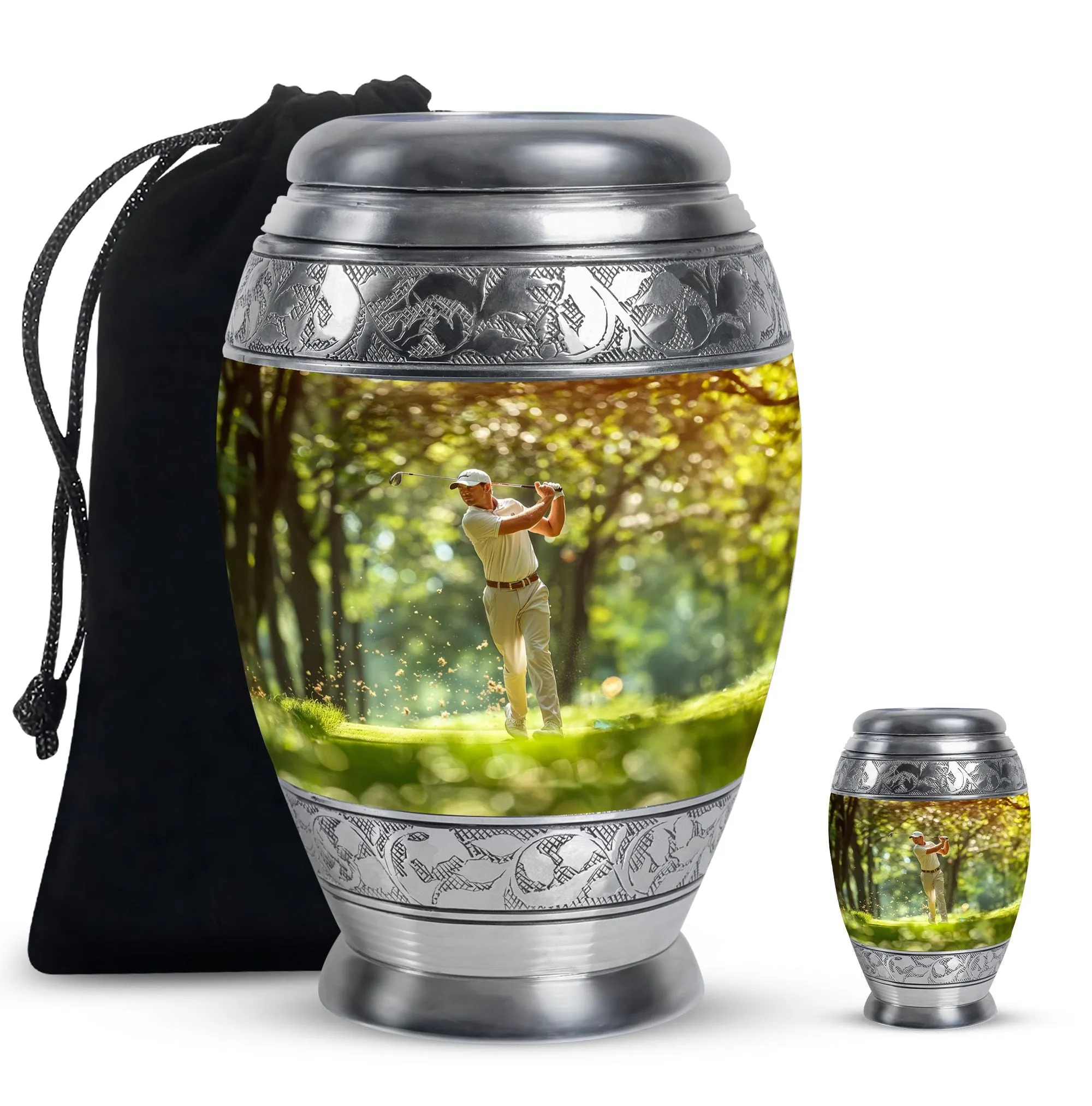 Golf Burial Urns For Adult Human Ashes Large Funeral, Ashes Urn