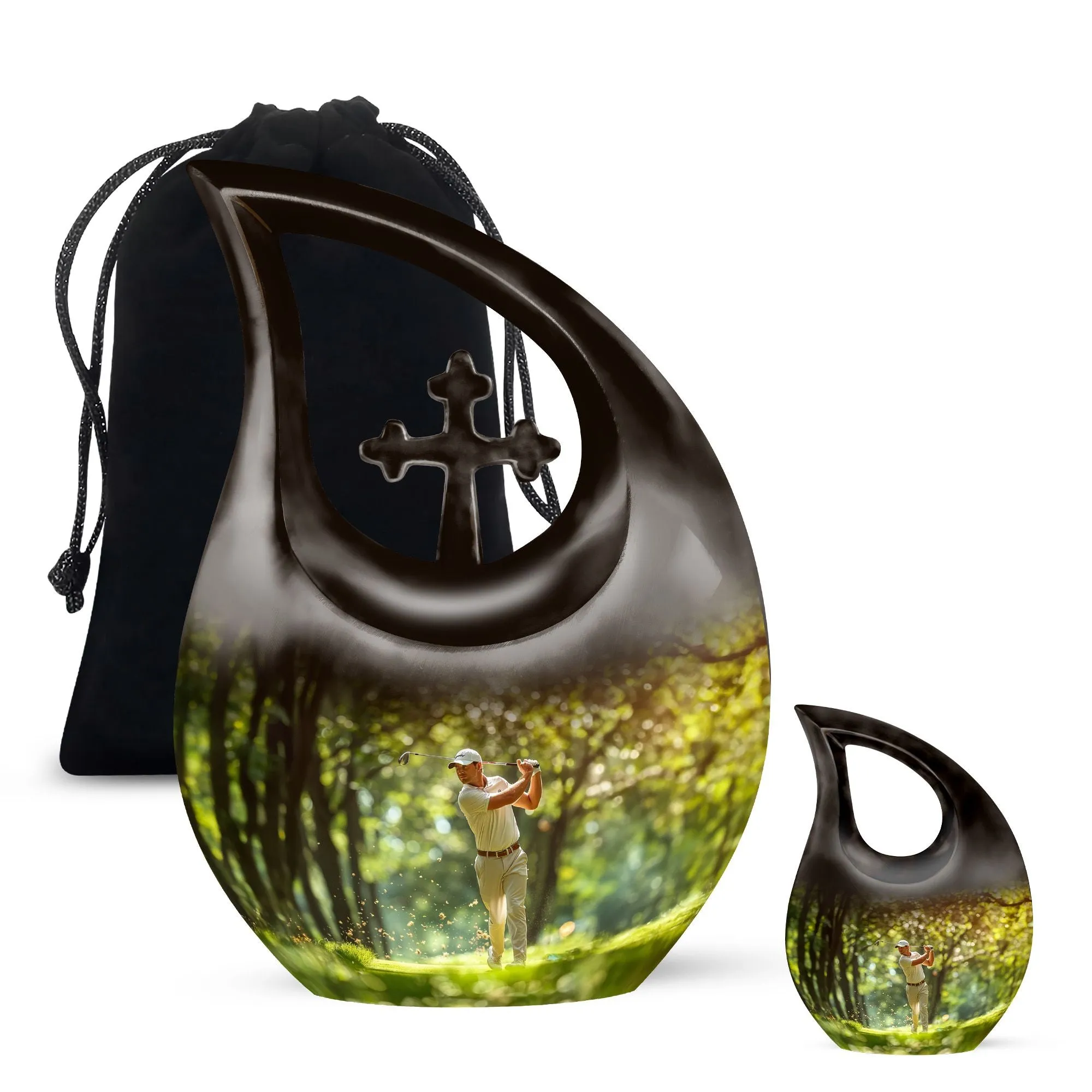 Golf Burial Urns For Adult Human Ashes Large Funeral, Ashes Urn