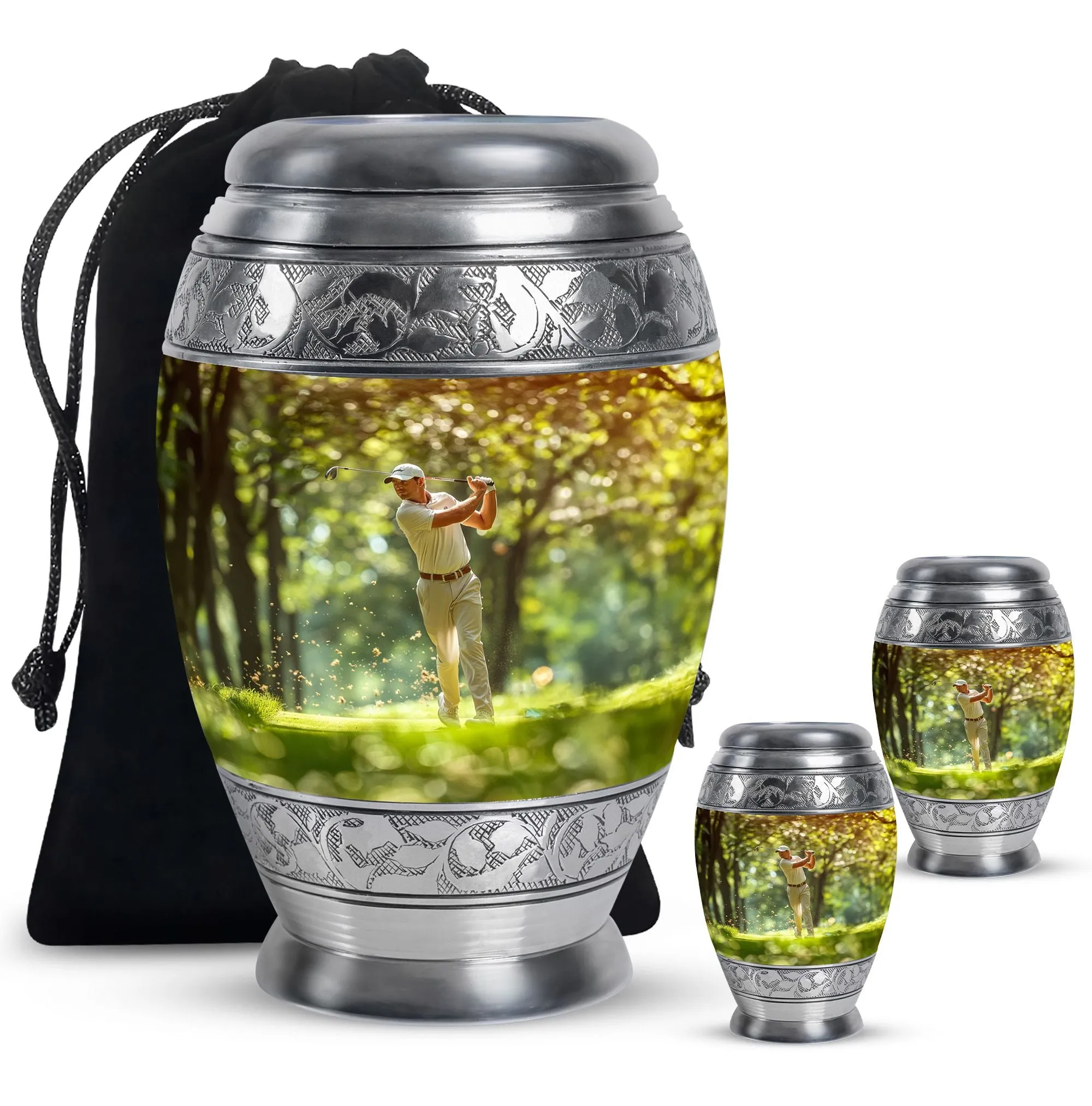 Golf Burial Urns For Adult Human Ashes Large Funeral, Ashes Urn