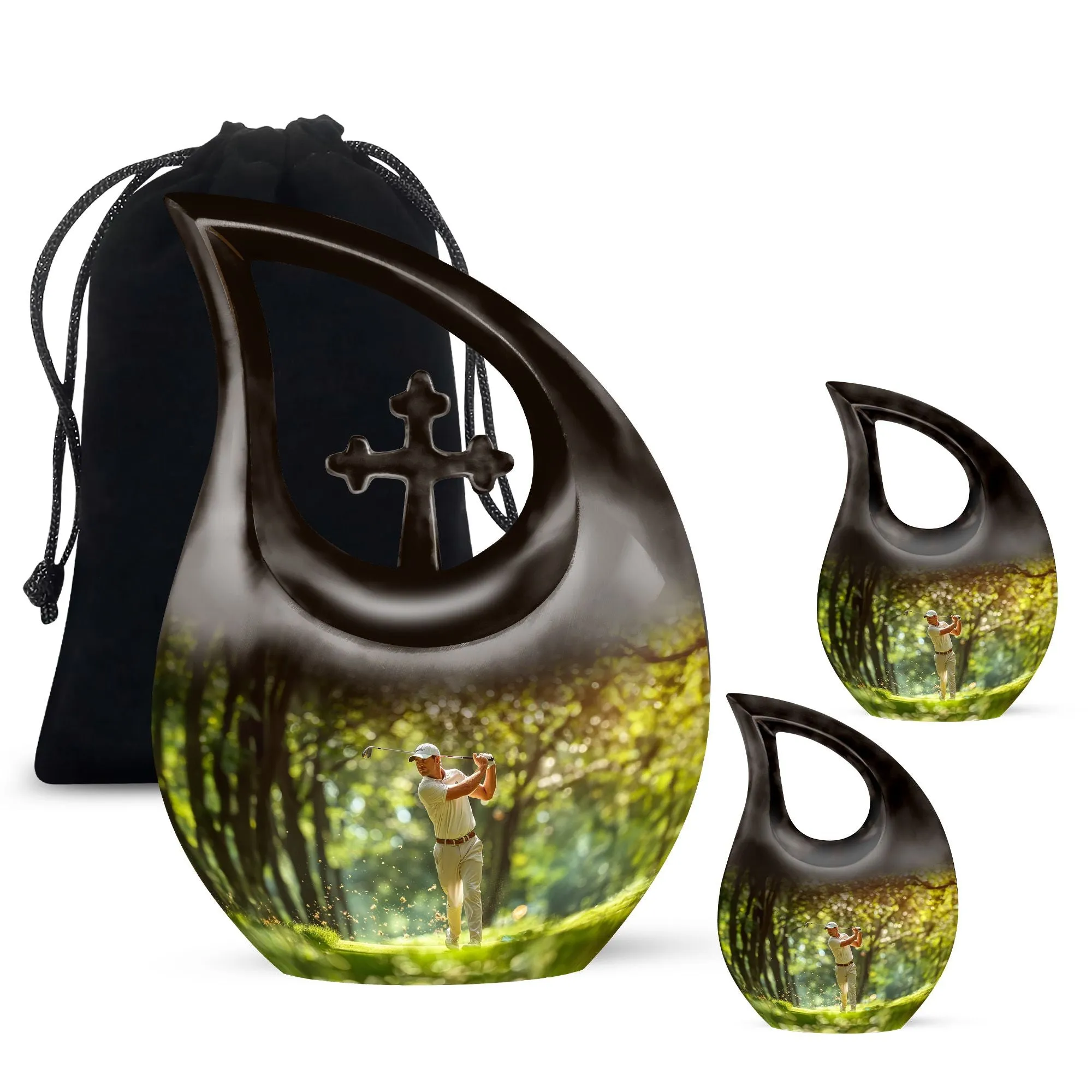 Golf Burial Urns For Adult Human Ashes Large Funeral, Ashes Urn