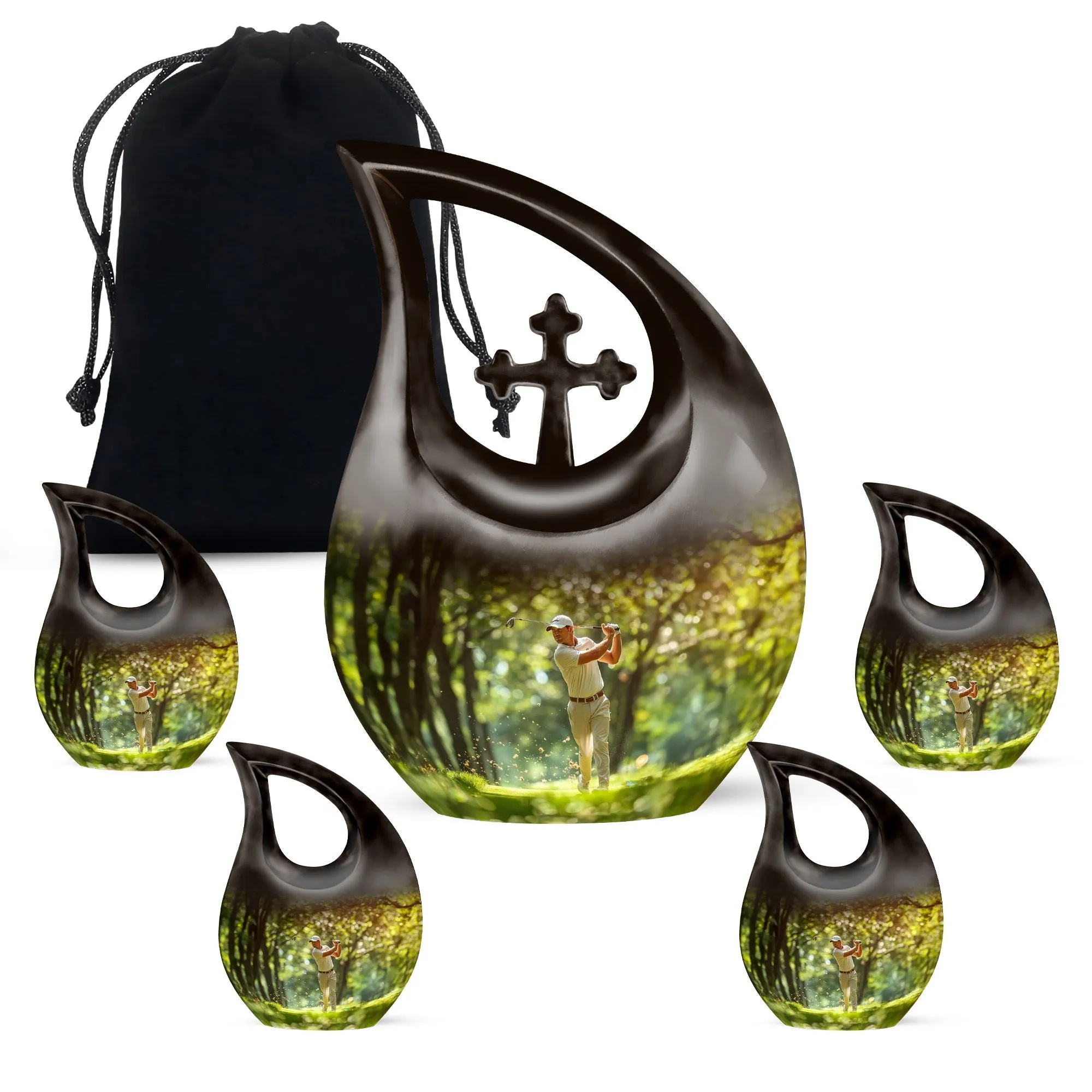 Golf Burial Urns For Adult Human Ashes Large Funeral, Ashes Urn