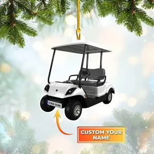 Golf Cart-3D Custom Shaped Ornaments - Loop -T2k-527