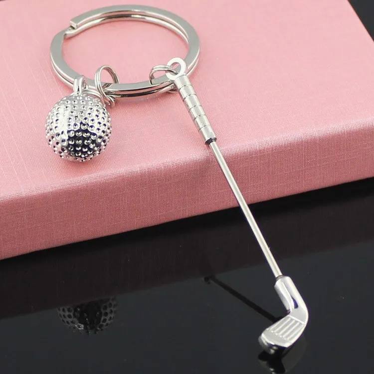 Golf Club and Ball Keyring