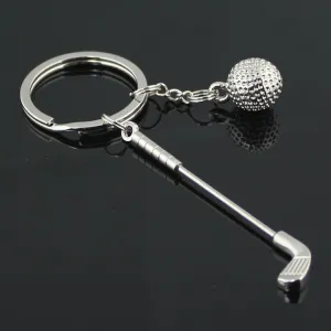 Golf Club and Ball Keyring