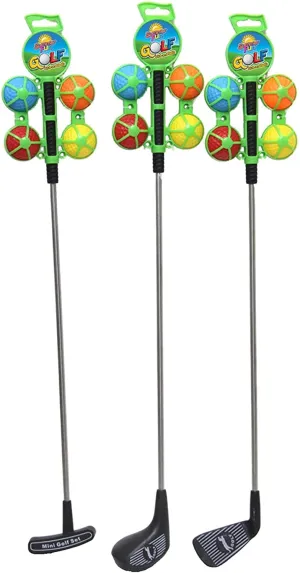 Golf Club With Metal Shaft & 4 Balls