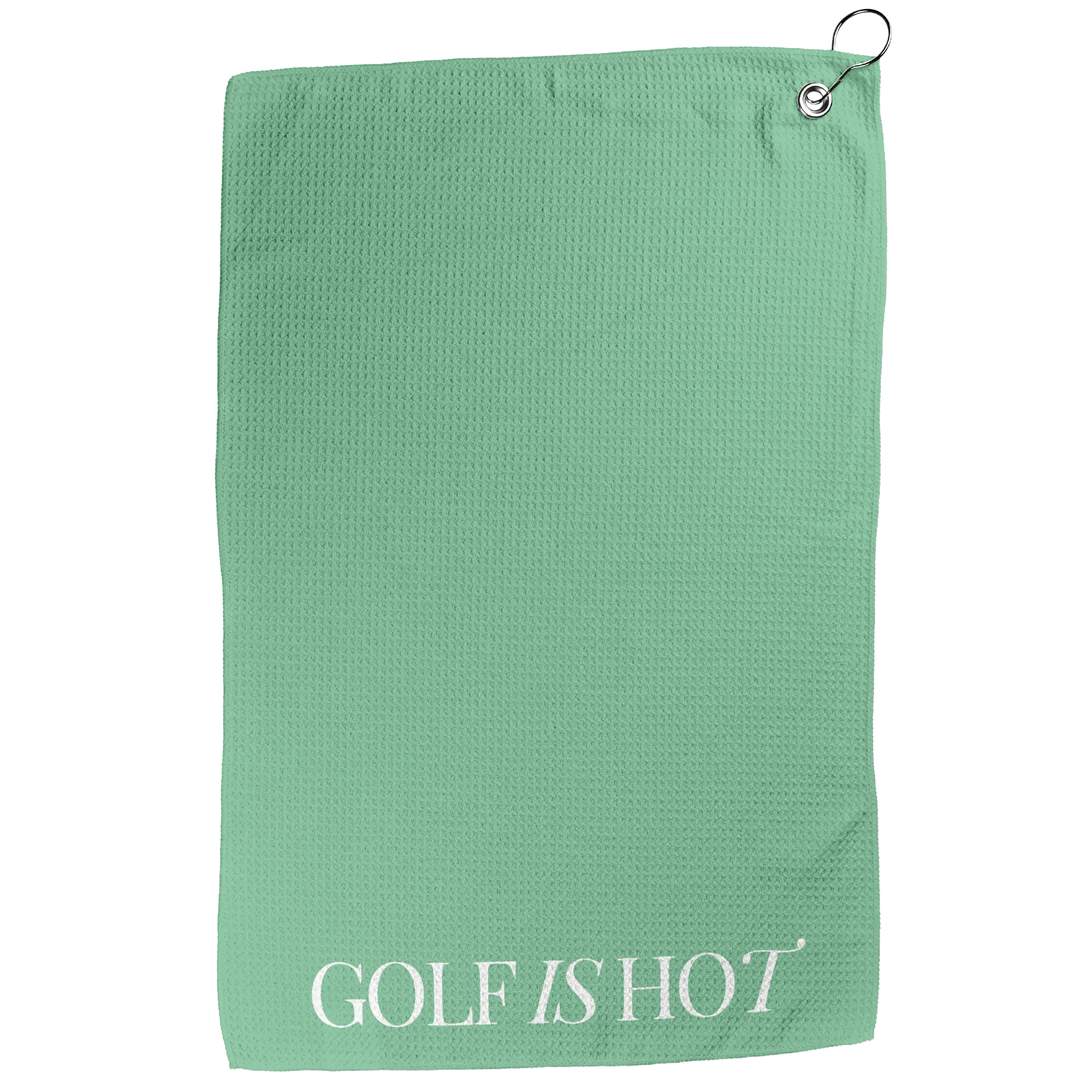 Golf is Hot Green Golf Towel