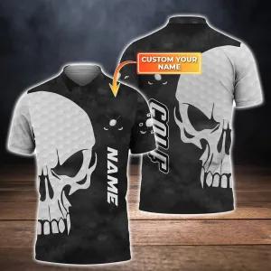 Golf, Personalized Name 3D Polo Shirt 007, NBTT