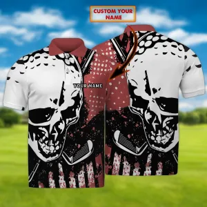 Golf - Personalized Name 3D Polo Shirt For Golfer - HEZ98 05