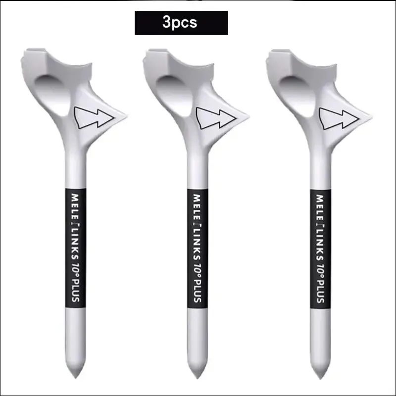 Golf tees rhombic 10 degree diagonal insert increases the distance speed golf ball holder zero drag