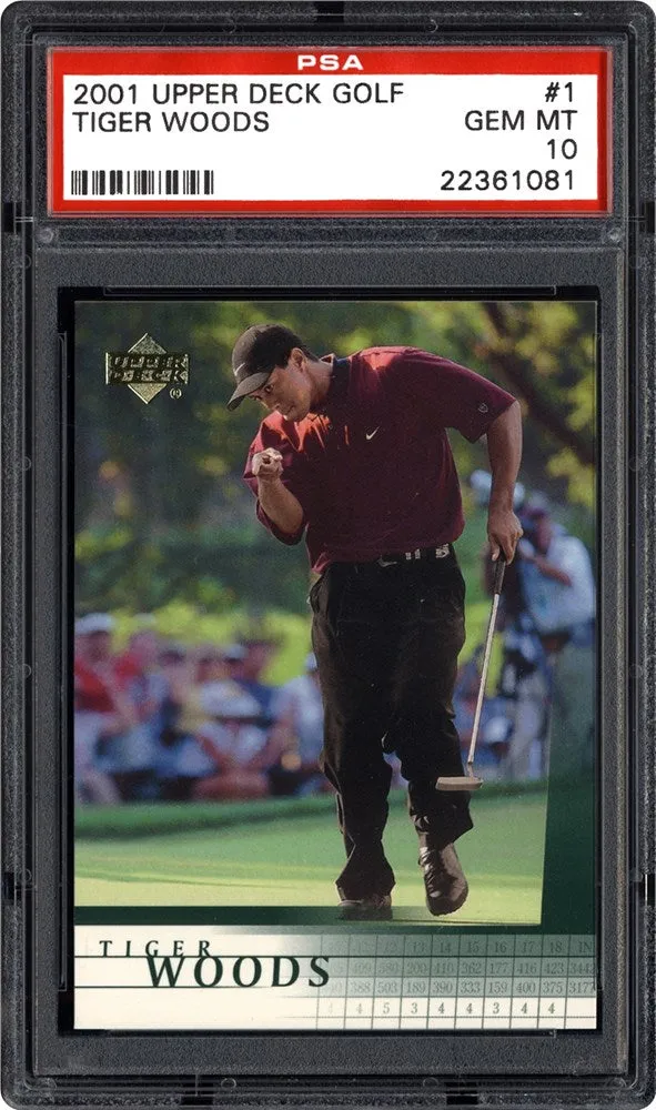 Golf- Tiger Woods PSA 10 Graded Rookie Card