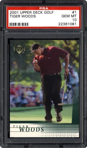 Golf- Tiger Woods PSA 10 Graded Rookie Card