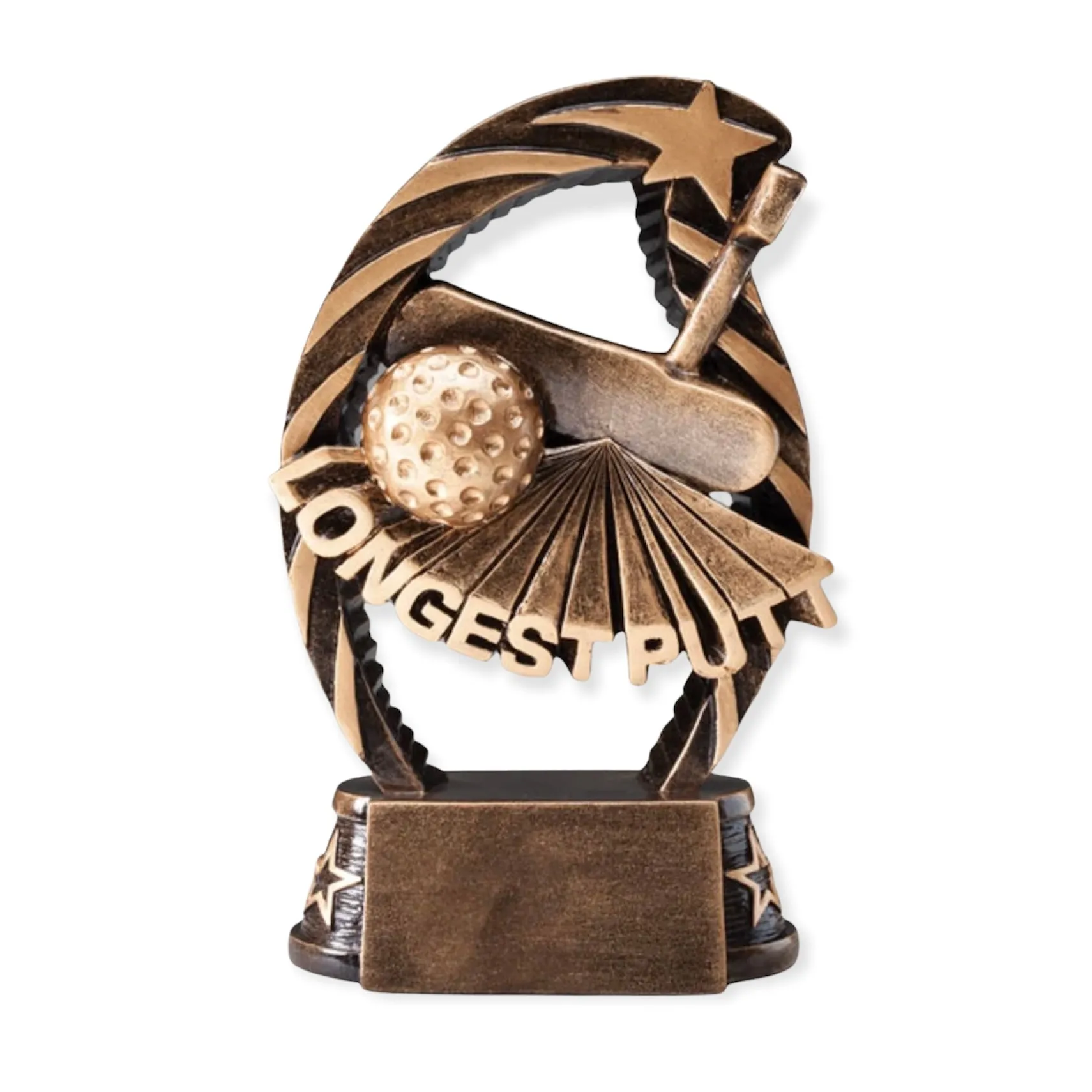 Golf Trophy - Longest Putt Gold