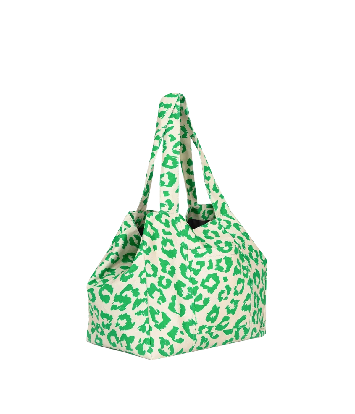 Green Leopard Tote Bag