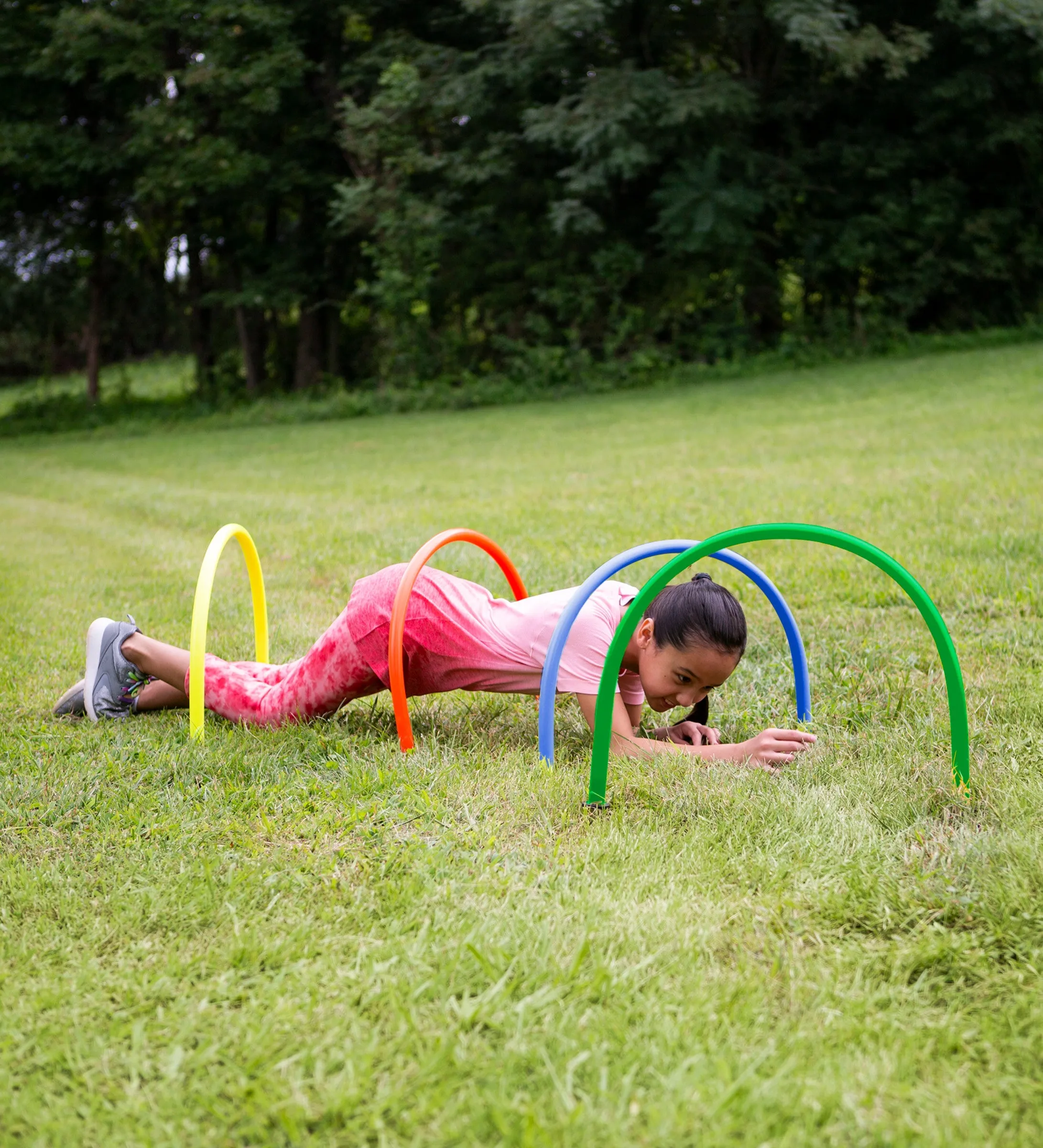 Hearthsong Hopstacle 23-Piece Hop Ball Obstacle Course Set