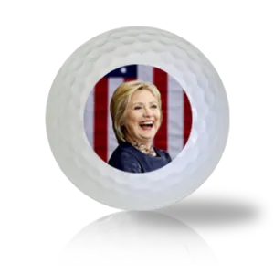 Hillary Clinton Having A Good Laugh Golf Balls