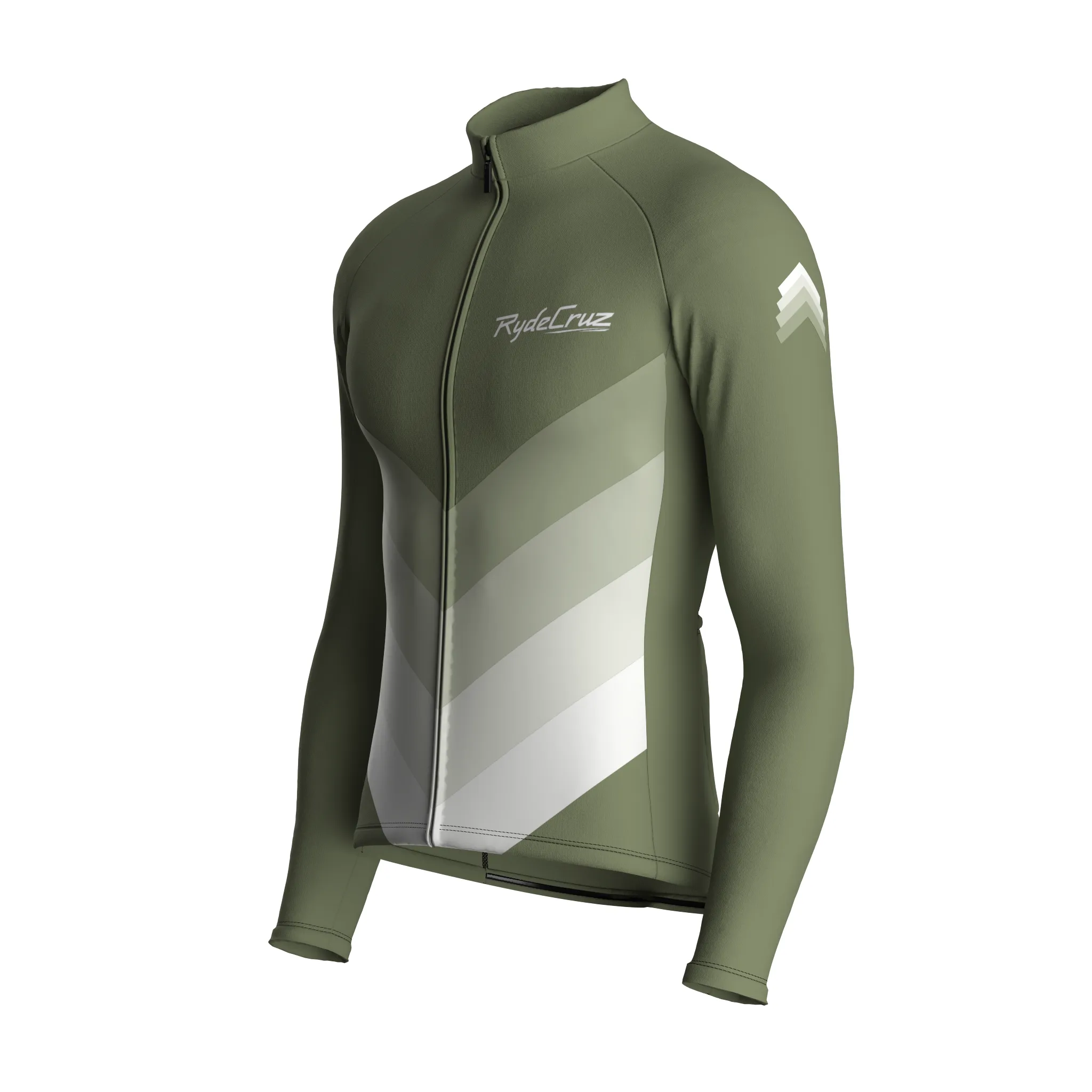 Horizon Shift | Dark Khaki Male Long Sleeves Jersey