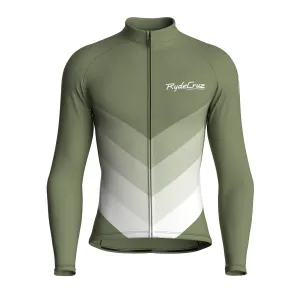 Horizon Shift | Dark Khaki Male Long Sleeves Jersey
