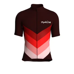 Horizon Shift | Dark Red Male Short Sleeves Jersey