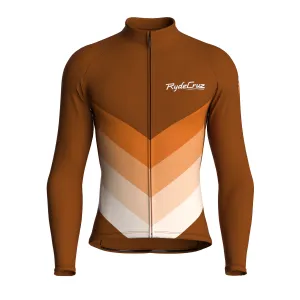 Horizon Shift | Earth Brown Male Long Sleeves Jersey