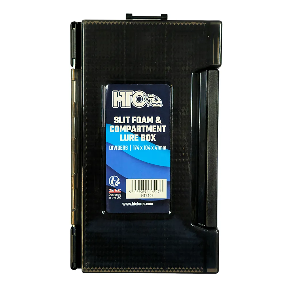 HTO Slit Foam and Compartment Box - 17.4 x 10.4 x 4.1cm