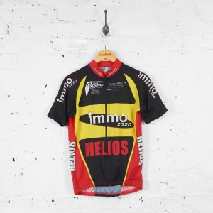 Immo Helios Cycling Jersey - Black/Yellow/Red - M