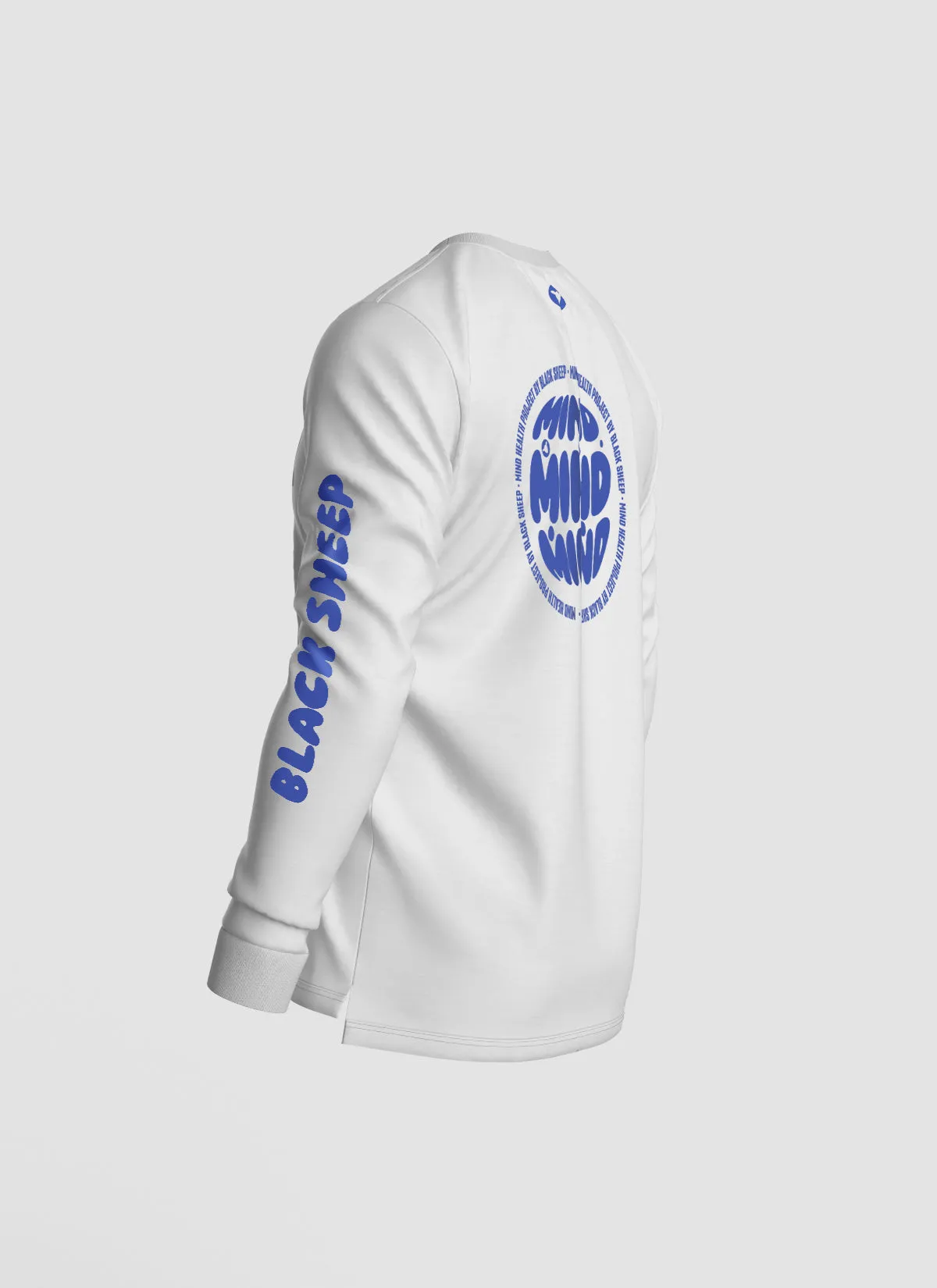 Inactivewear Crew Long Sleeve - Mind Health White