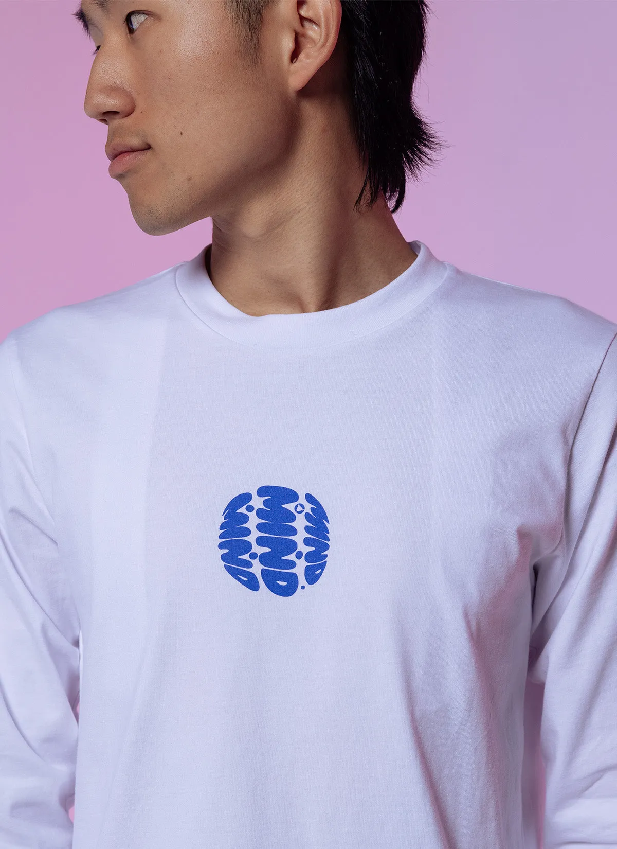 Inactivewear Crew Long Sleeve - Mind Health White