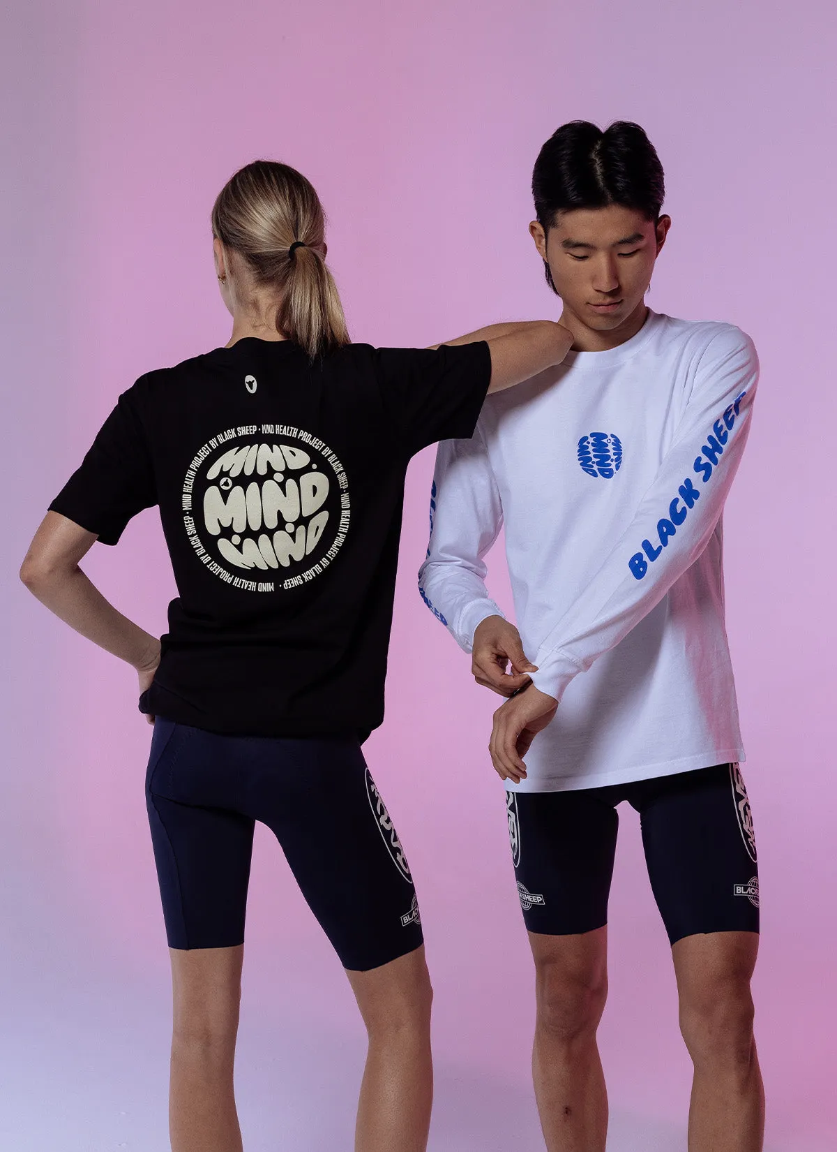 Inactivewear Crew Long Sleeve - Mind Health White