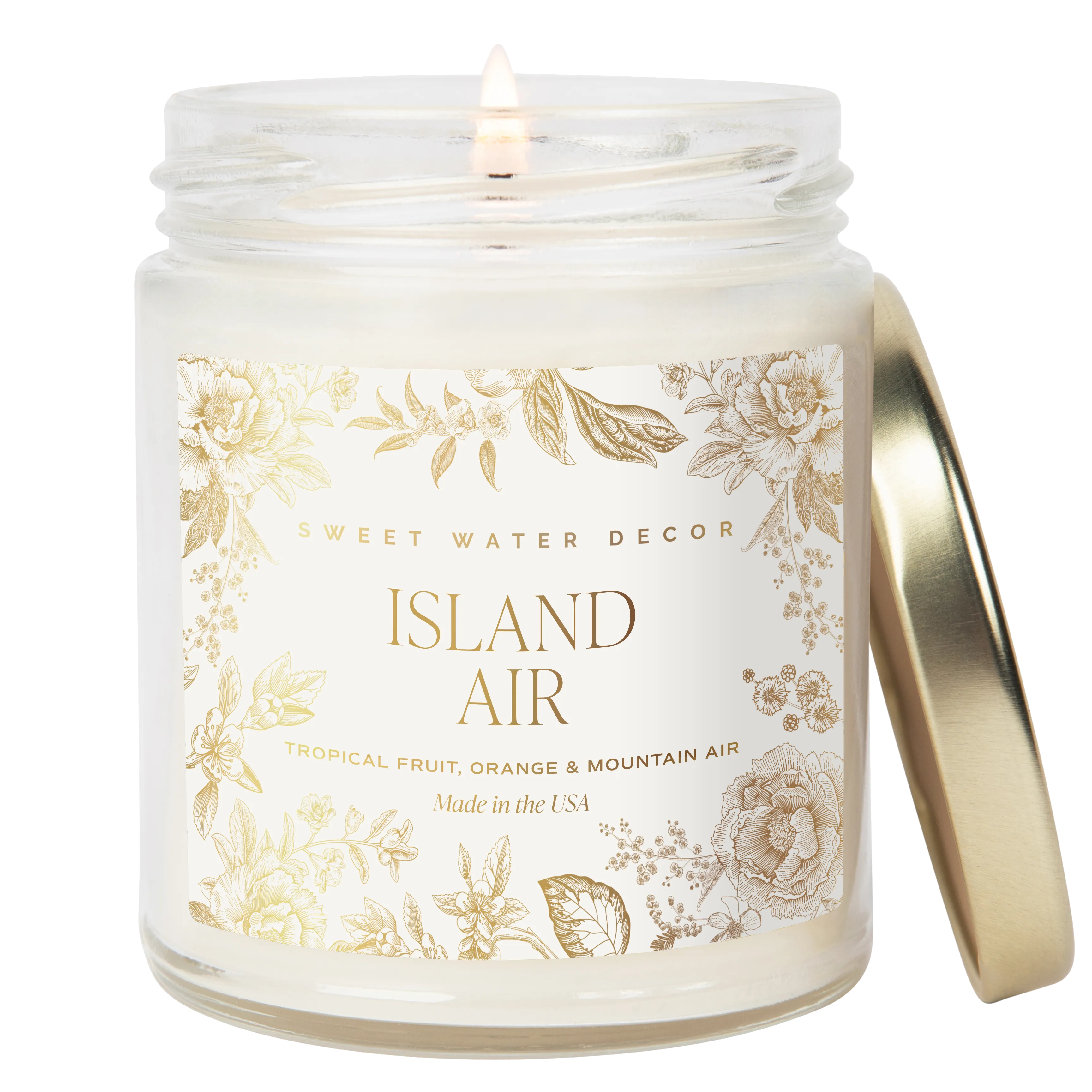 Island Air 9 oz Soy Candle - Home Decor & Gifts