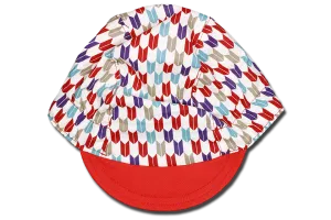 Japanese Sashiko Arrow RED Cycling Cap Ver 1.0