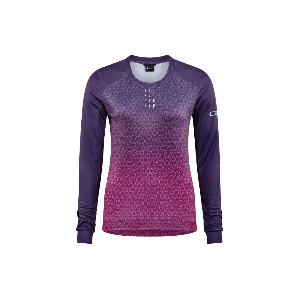 JERSEY CUBE ATX WS ROUND NECK L/S VIOLET
