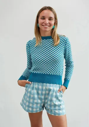 Jersey Dr Bloom Picnic Turquesa