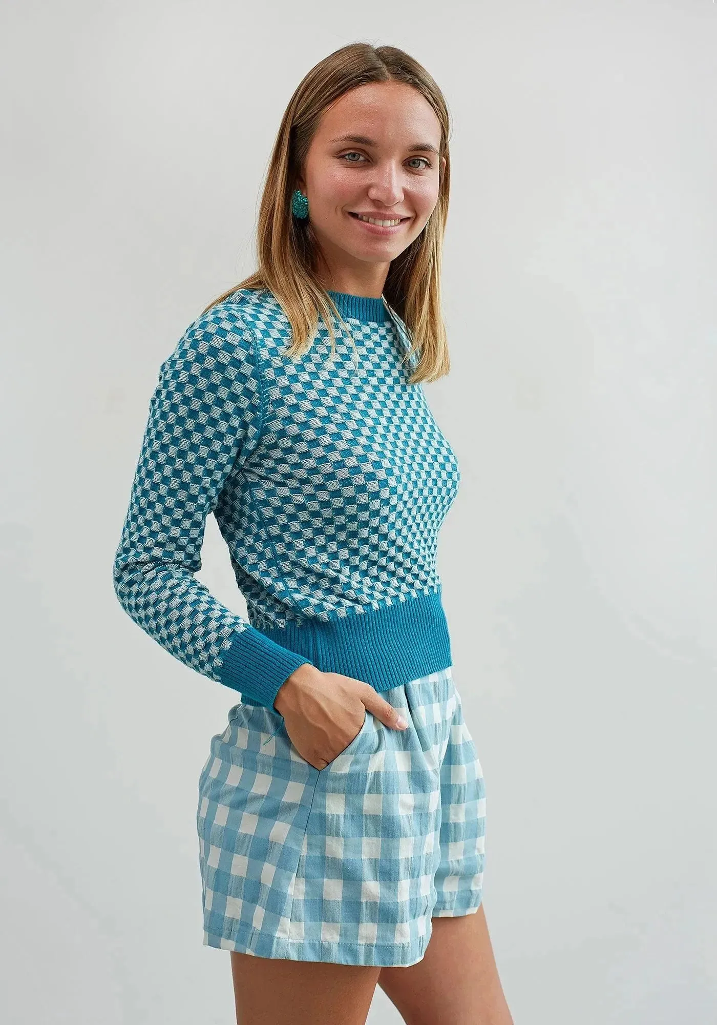 Jersey Dr Bloom Picnic Turquesa