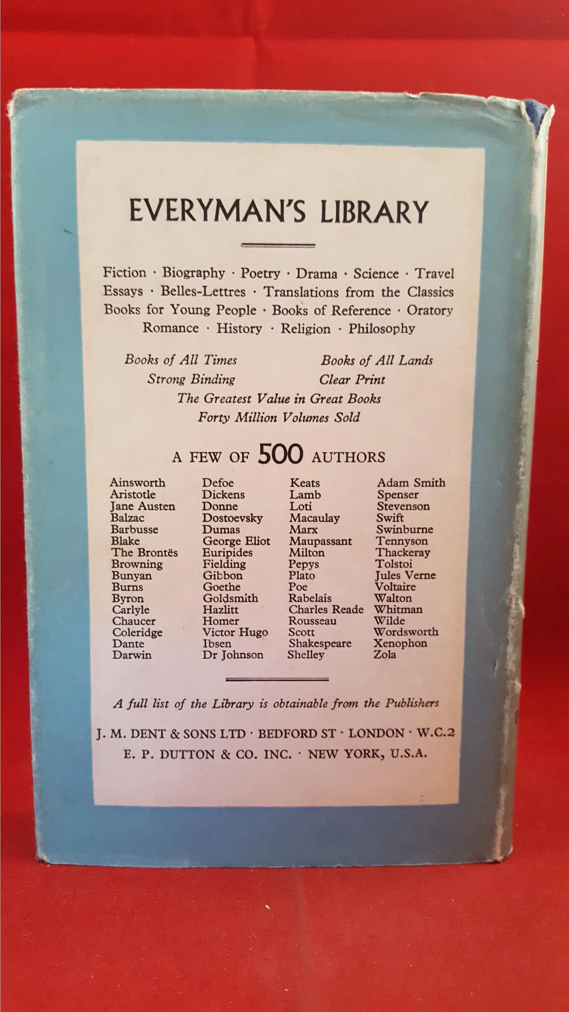 John Stow - The Survey Of London, Dent&Sons, 1956