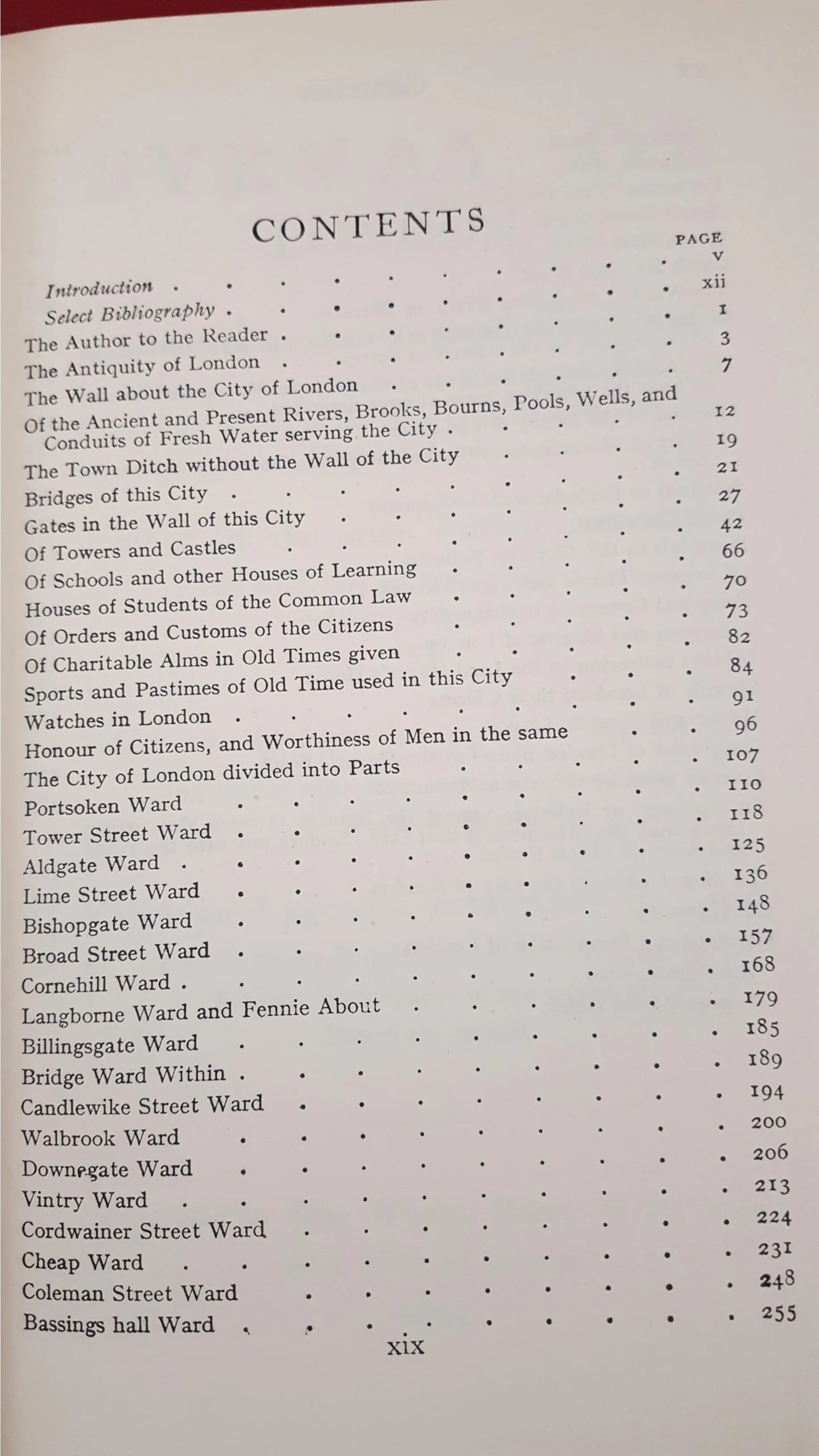 John Stow - The Survey Of London, Dent&Sons, 1956