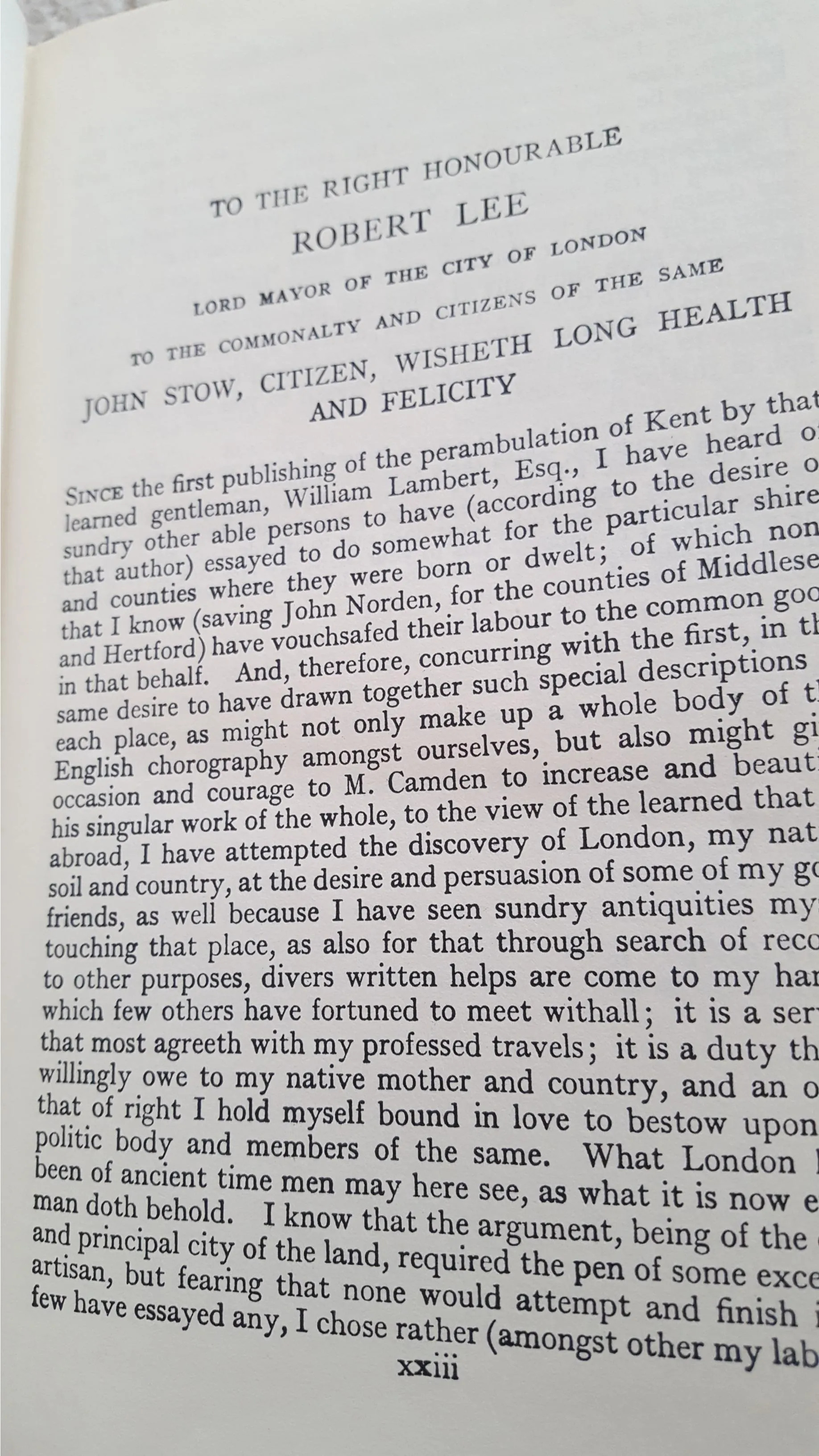 John Stow - The Survey Of London, Dent&Sons, 1956