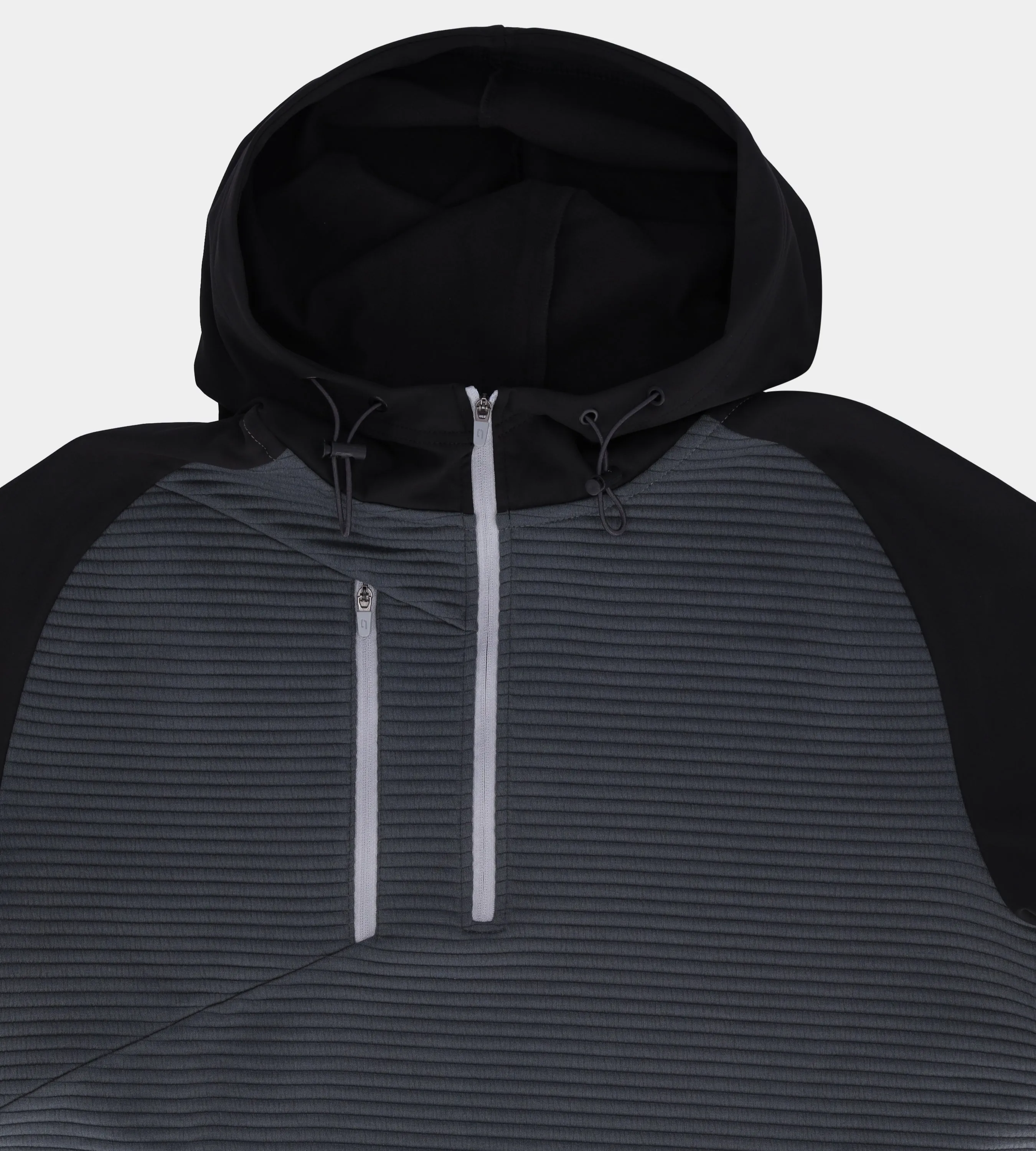 KIDS CONTRAST HOODIE - BLACK