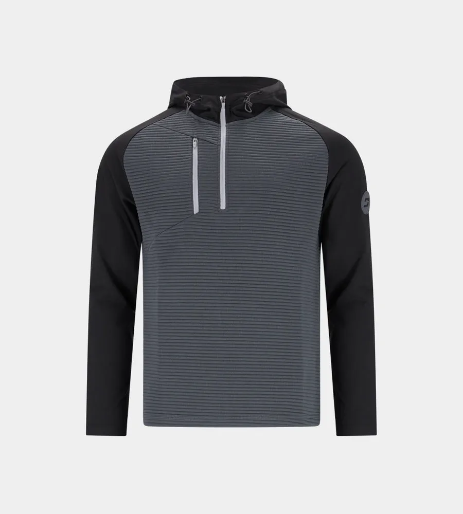 KIDS CONTRAST HOODIE - BLACK