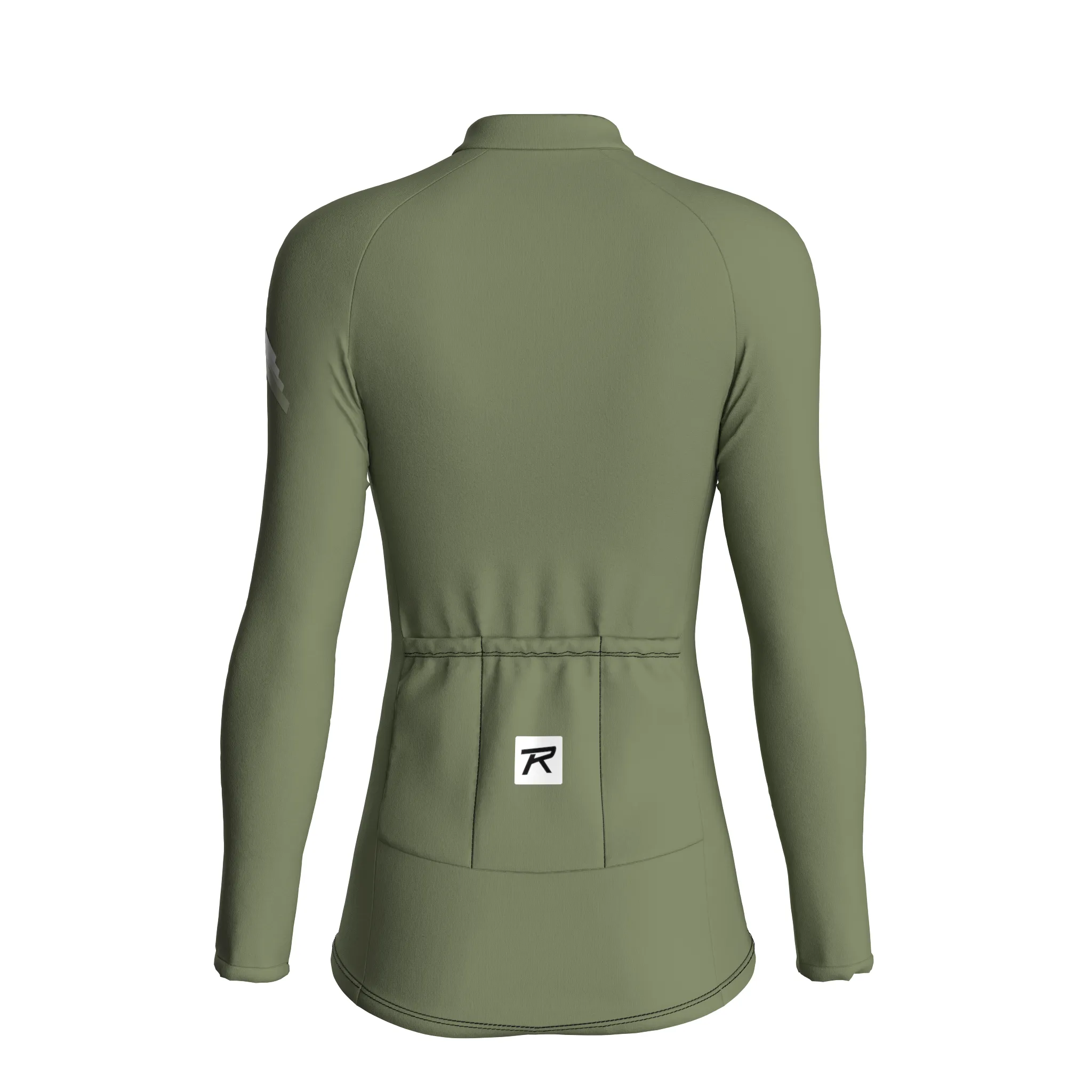 Kinetic Flow | Dark Khaki Female Long Sleeves Jersey