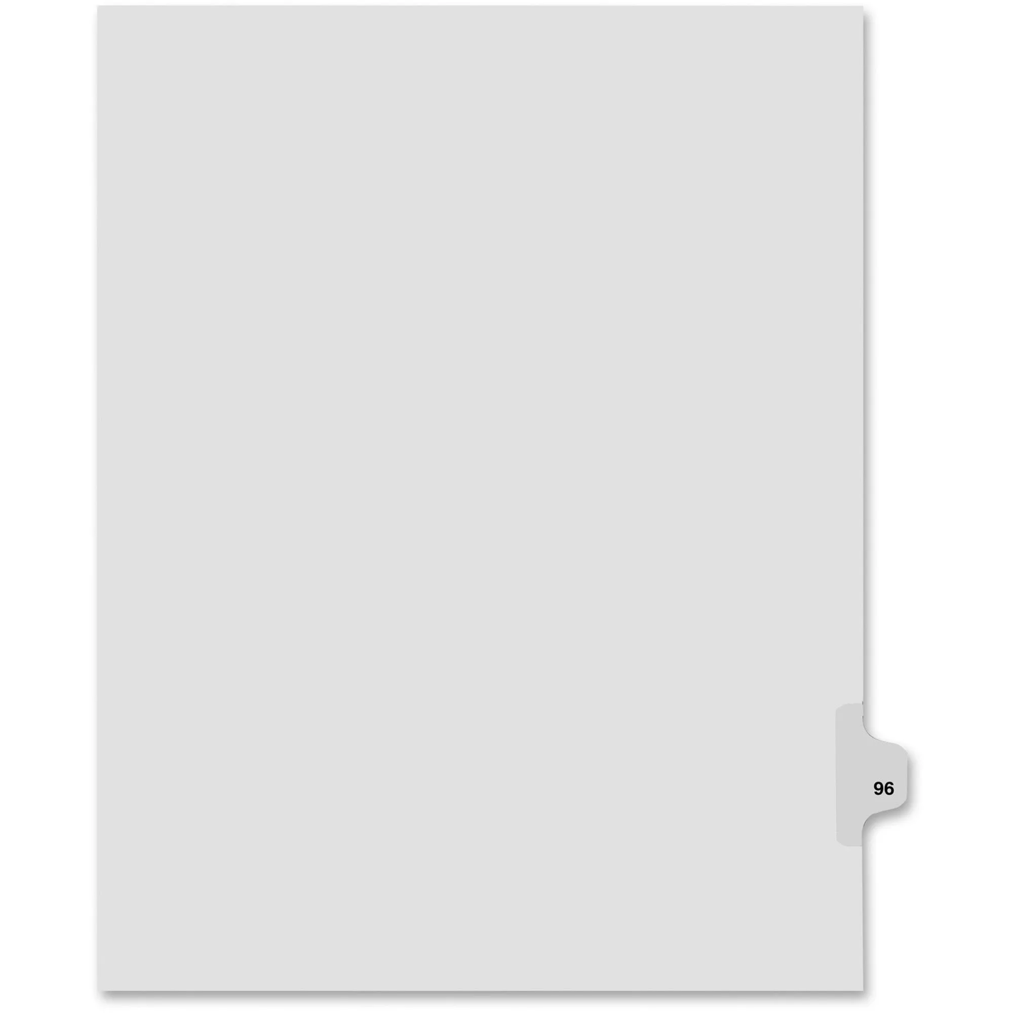Kleer-Fax Legal Exhibit Numbered Index Dividers