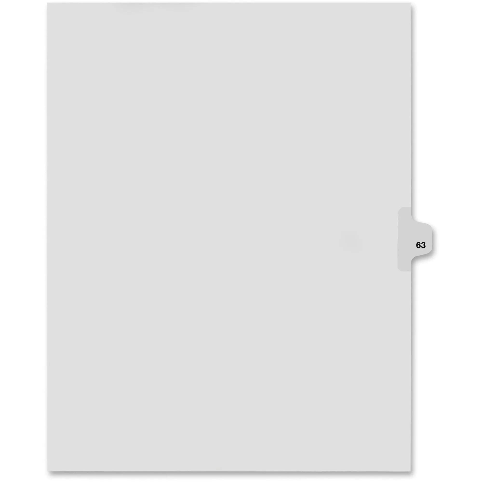 Kleer-Fax Legal Exhibit Numbered Index Dividers