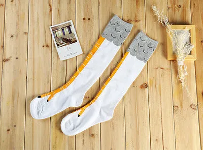 Knee Socks Funny Chicken Socks