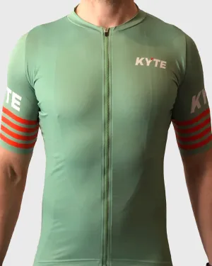 KYTE Race Short Sleeve Jersey - Green / Red