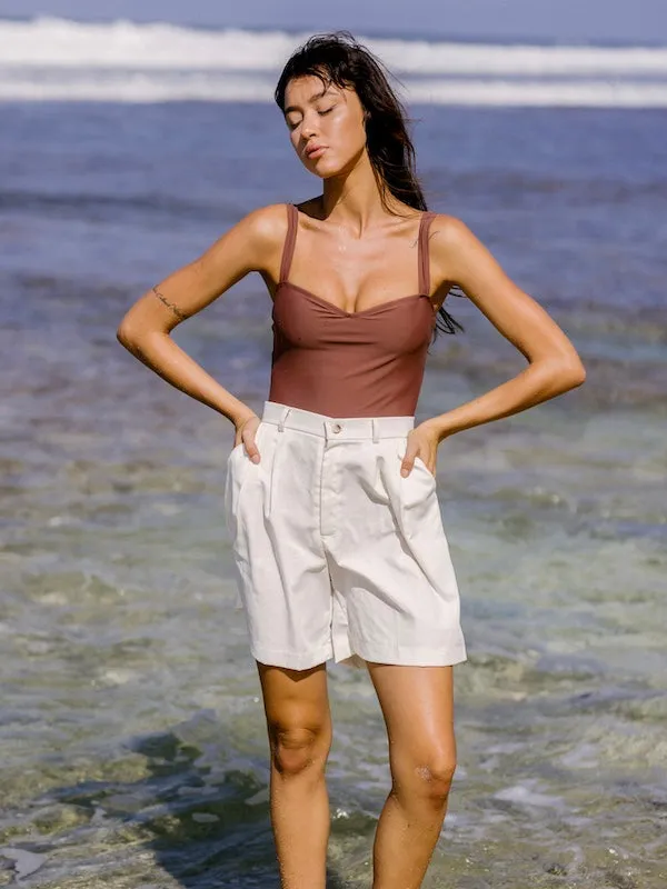 Let's Go To Bermuda Shorts (Blanc)