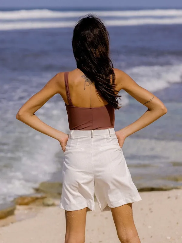 Let's Go To Bermuda Shorts (Blanc)