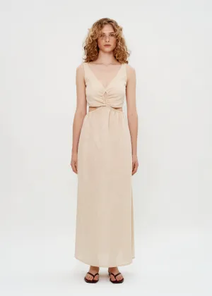 Linen Maxi Dress