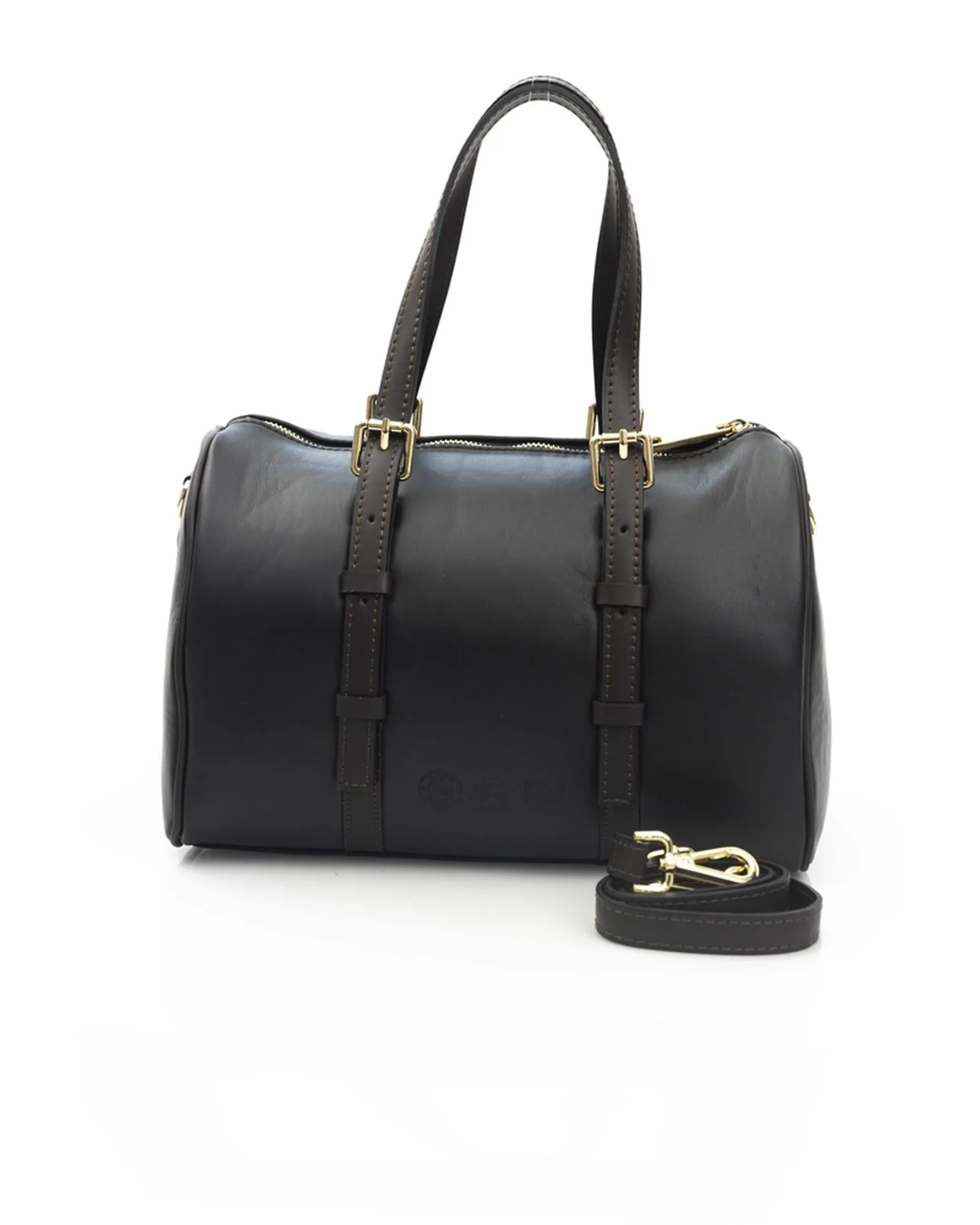 Logoed Crossbody Bag with Zip Closure &amp; Internal Compartments One Size Men